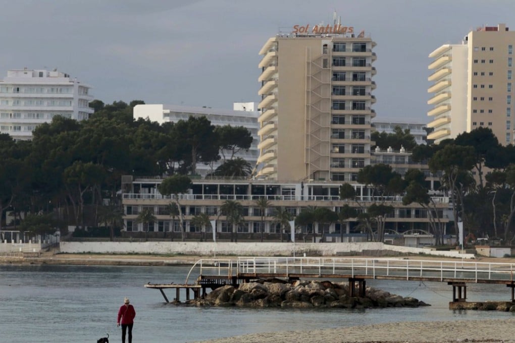 View of the beach in the holiday resort of Magaluf on the Spanish island of Mallorca. International tourist arrivals in Spain hit all time highs in the first nine months of 2015, amounting to 54.5 million visitors, official data shows. Photo: Reuters