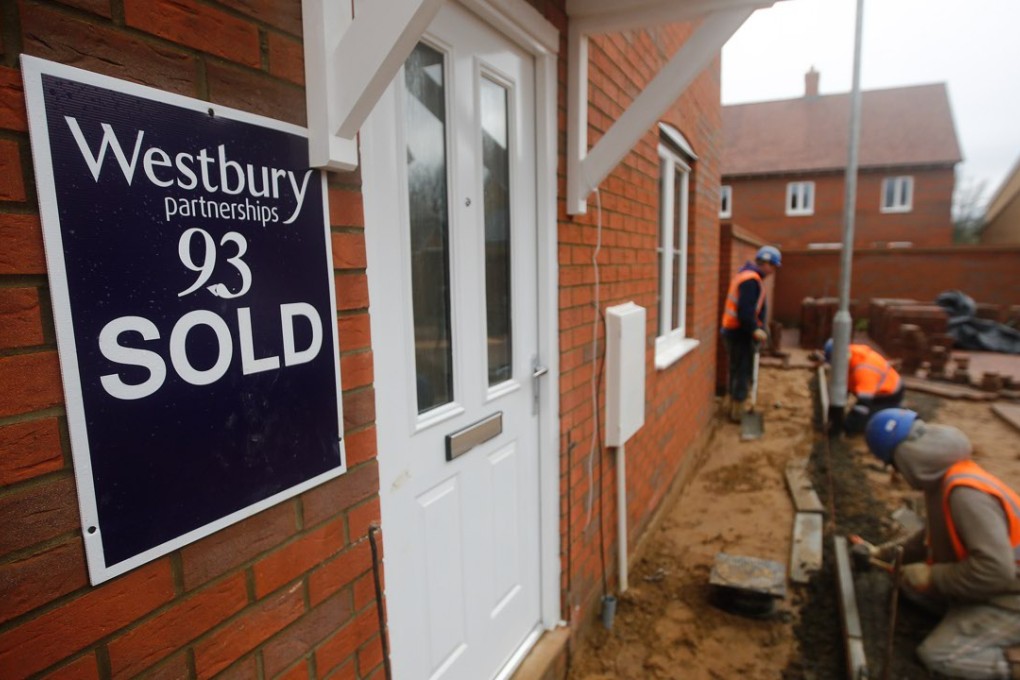 Britain’s construction output rose 1.5 per cent in December, in line with economists’ forecasts after a 1.1 per cent drop in November. Photo: Bloomberg