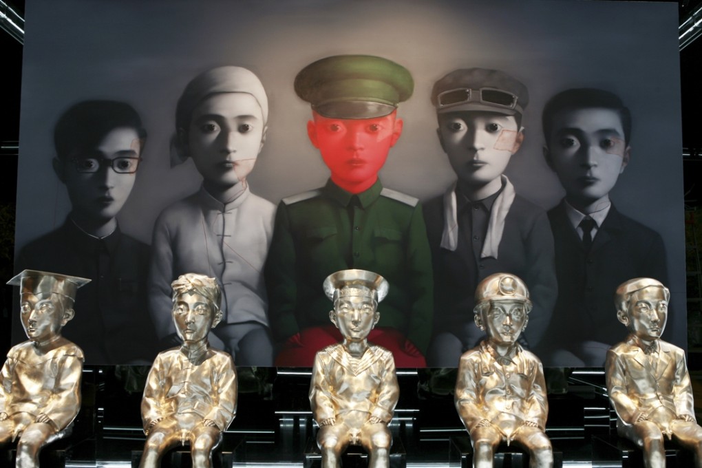 Zhang Xiaogang’s My Ideal, 2008 and My Ideal, 2003-2008, part of the Fondation Louis Vuitton’s collection on display currently in Paris.