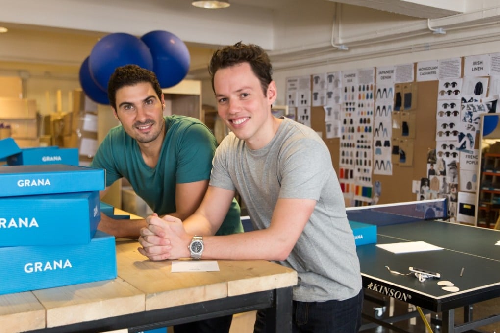 Grana founders Luke Grana and Pieter Wittgen. The latest round takes the start-up’s total seed funding to US$6 million, money it plans to use to expand in countries like the US and China. Photo: Handout
