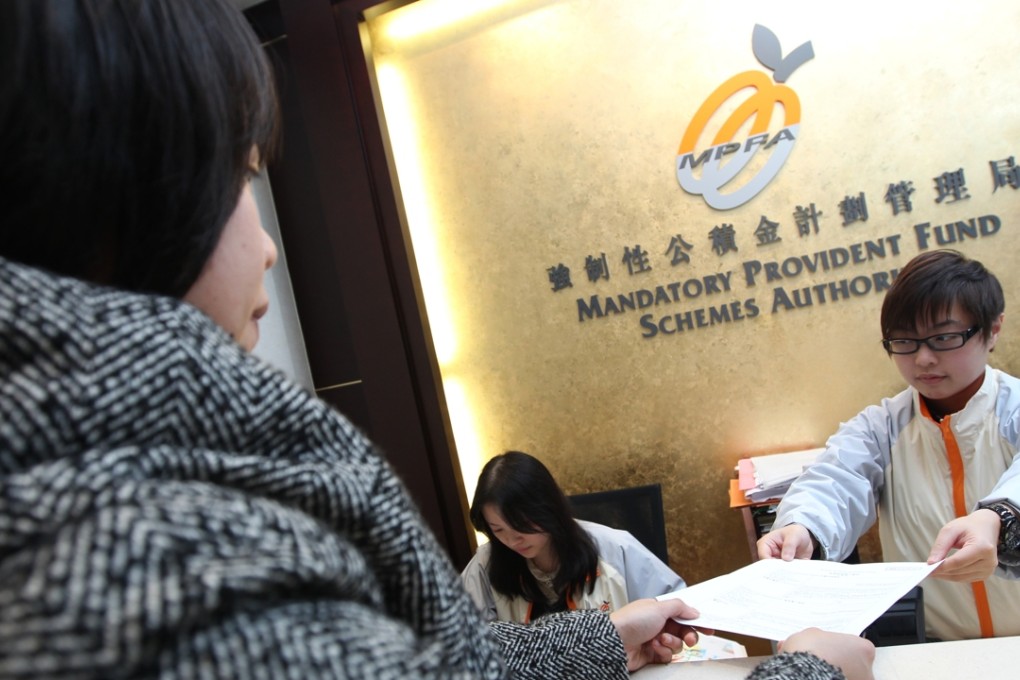 Mandatory Provident Fund is showing good returns. Photo: SCMP Pictures