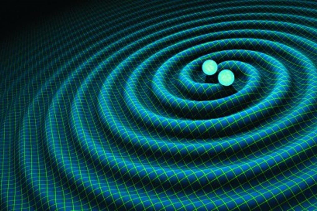 An artist’s impression of what gravitational waves look like. Photo: SCMP Pictures