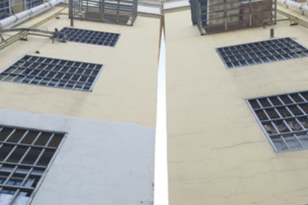 A company hired by the developers to inspect the safety of two seven-storey blocks of flats in China that have tilted over says they remain safe to live in. Photo: Cnhubei.com