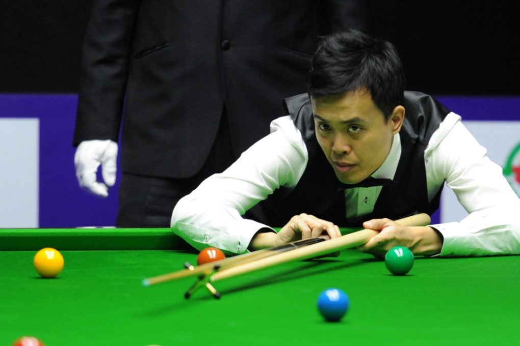 Marco Fu completed a comeback win over Graeme Dott and will play Neil Robertson in the last 16. Photo: Xinhua