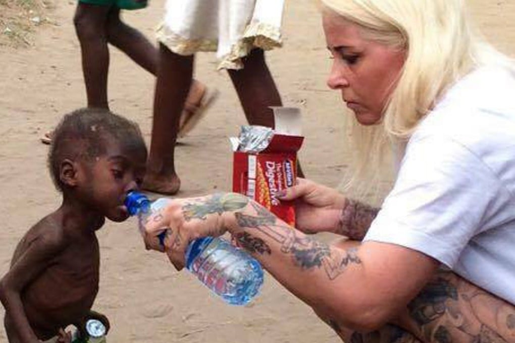 Danish aid worker Anja Ringgren Lovén and “Hope”, a Nigerian toddler who was accused of being a witch."Thousands of children are being accused of being witches and we've both seen torture of children, dead children and frightened children," she wrote. Photo: Tribune News Service/ Anja Ringgren Lovén.