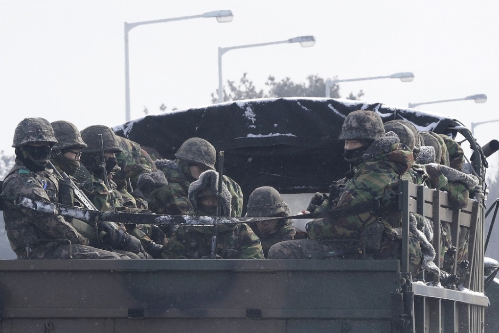 A new unit dedicated to dealing with possible North Korean terror attacks is being proposed by the South Korean army. Photo: AP