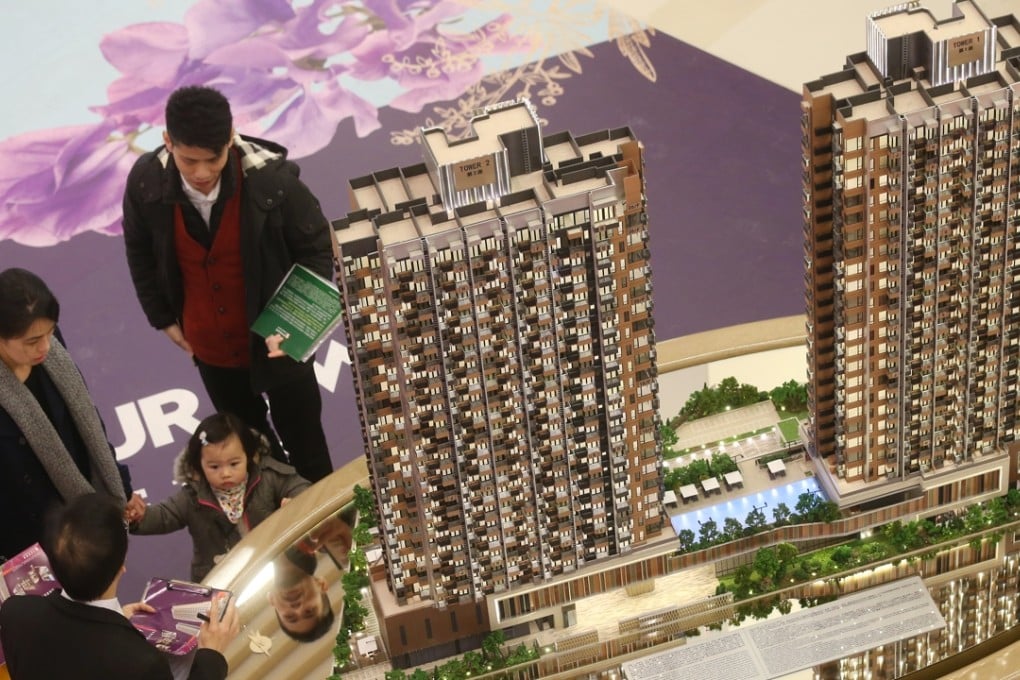 A model of Twin Regency displayed at Yoho Town in Yuen Long.Photo: K. Y. Cheng, SCMP
