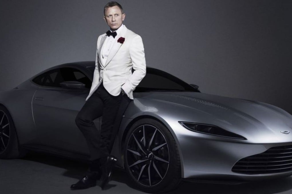 The first model planned from the joint venture is the RapidE, an all-electric version of Aston Martin’s Rapide S sports car. Pictured here is the iconic Aston Martin DB10 driven by Daniel Craig as 007 in Spectre. Photo: SCMP Pictures