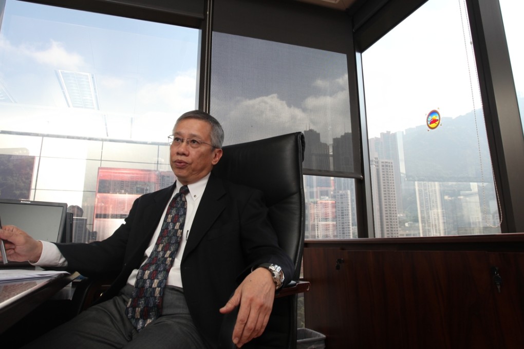 Chiu Tzu-yin,CEO of Semiconductor Manufacturing International Corporation, is pictured at an office in Hong Kong’s Central district in this file photo. Photo: Paul Yeung