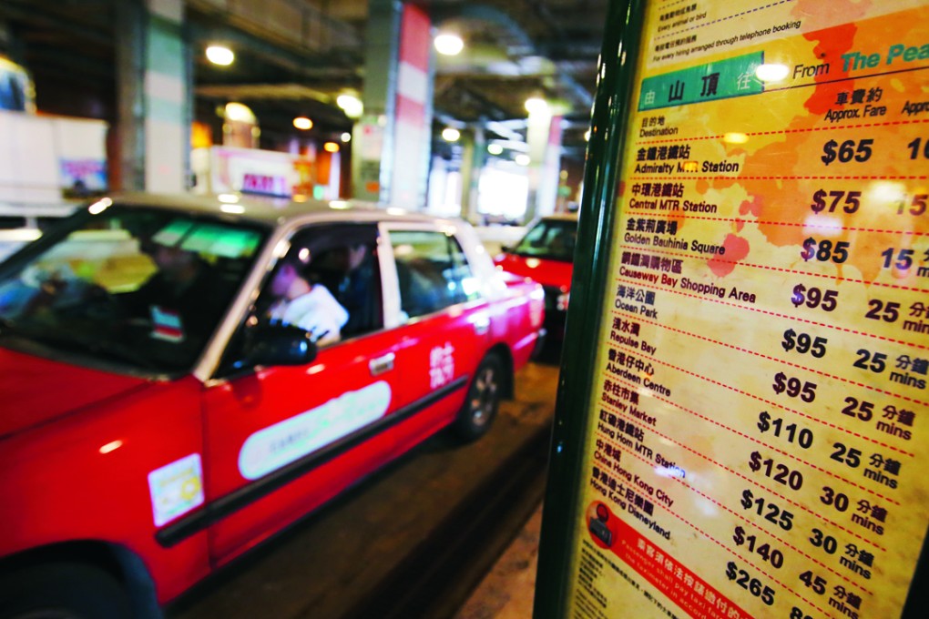 Some taxi drivers are pocketing extra money by cheating passengers. Photo: Edward Wong