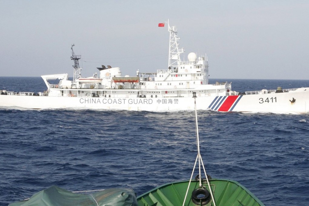 A Chinese Coast Guard ship in the South China Sea. Photo: Reuters