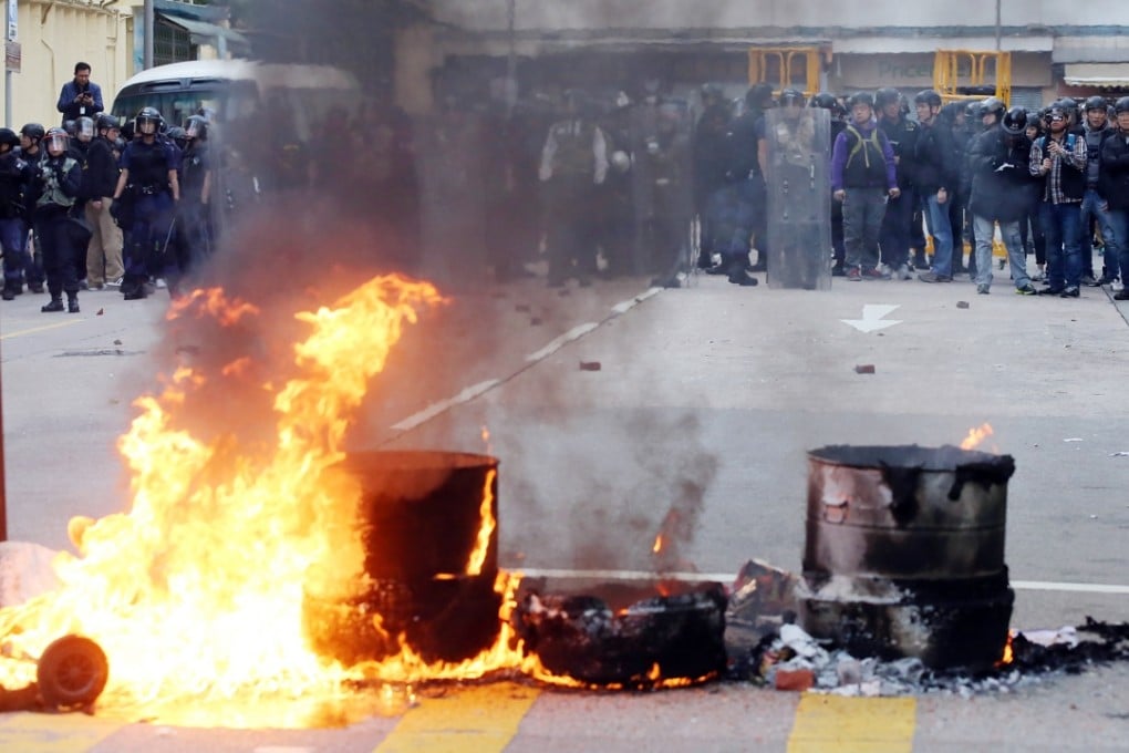 Deploying violent means of struggle is a recipe for alienating activists from society. Photo: Edward Wong