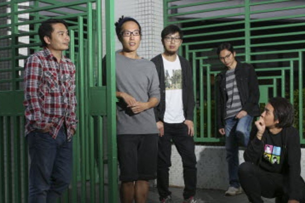 The directors (from left) of Ten Years, Jevons Au Man-kit, Kwok Zune, Ng Ka-leung, Chow Kwun-wai and Wong Fei-pang. Photo: Nora Tam