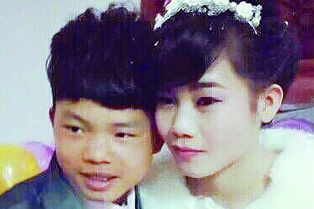 The Chinese couple, aged only 16, held a traditional wedding banquet and plan to live together, but will have to wait another six years before they are legally married. Photo: weibo