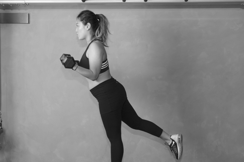 Elizabeth Wu, who hasn’t exercised since high school, has been surprised at her energy and motivation in the first week of the #TopfitMorning challenge. Photos: Bruce Yan