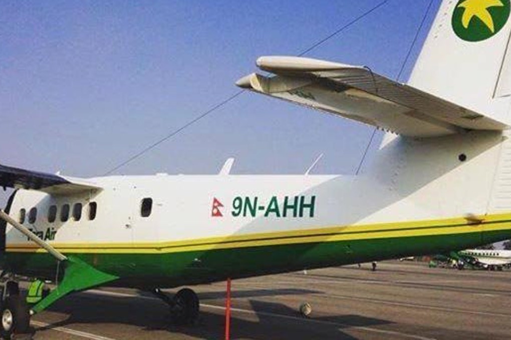 The Twin Otter plane was flying to Jomsom. Photo: Xinhua