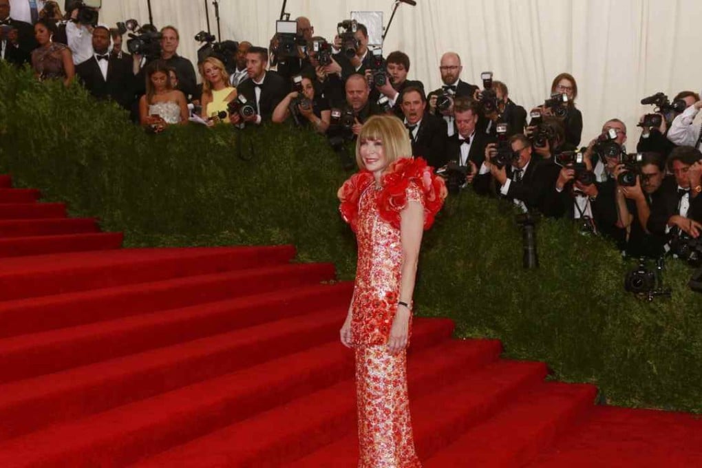 Anna Wintour arrives at the opening of China: Through the Looking Glass in New York. Photo: Reuters