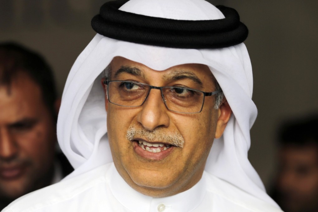 Of the five candidates, not one talks of having kicked a football professionally. Shaikh Salman bin Ebrahim al-Khalifa from Bahrain is the odds-on favourite. Photo: AP