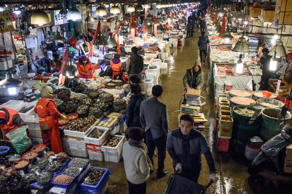 Seoul’s Noryangjin fish market is a city landmark and tourist hot-spot. Photo: AFP