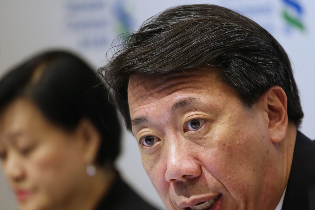 Regional CEO Benjamin Hung Pi-cheng, at the Standard & Chartered 2015 Final Results briefing. Photo: Jonathan Wong