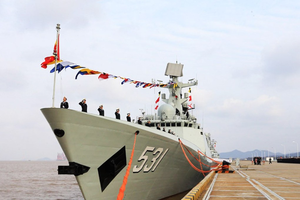 Xiangtan, a Type 054A frigate named after Mao Zedong’s hometown. File photo