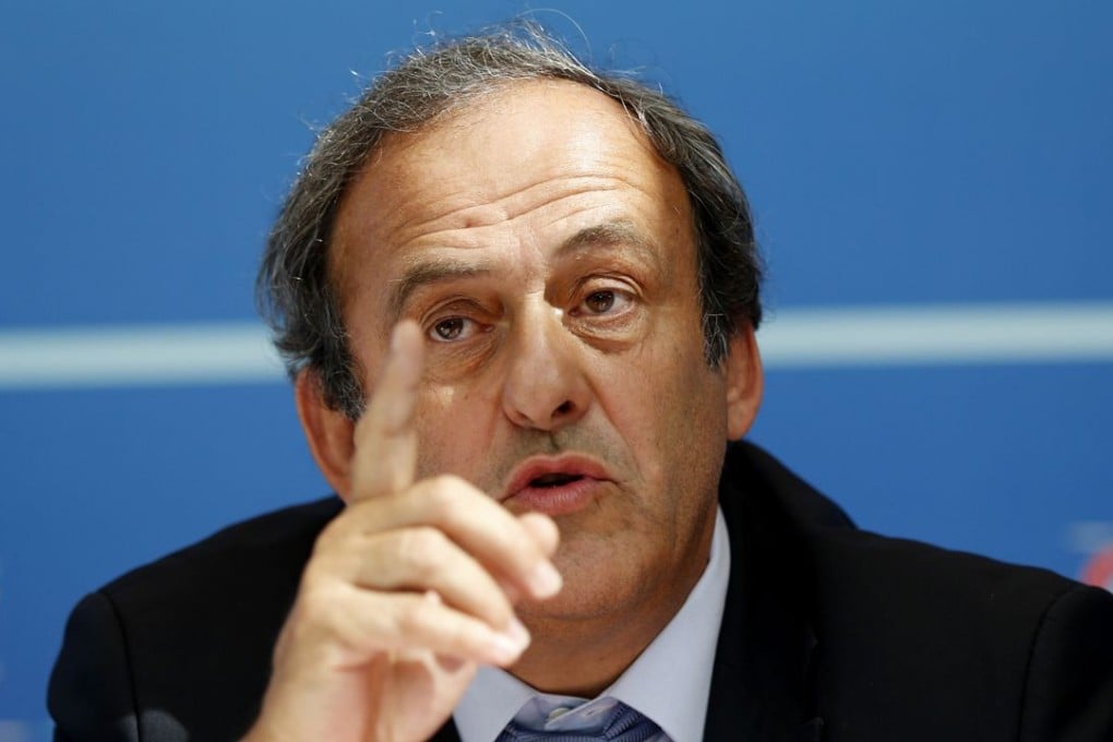 Uefa chief Michel Platini has railed against the imposing of a six-year ban which has ended his hopes of becoming Fifa president. Photo: AFP