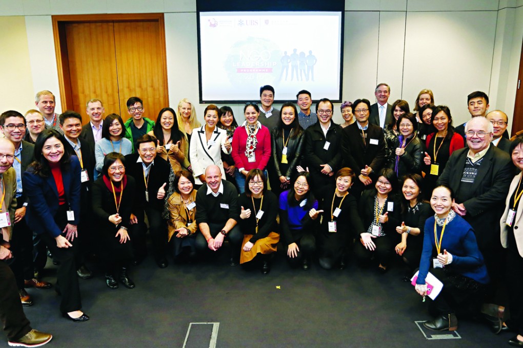 Participants attend the opening ceremony of the Operation Santa Claus UBS leadership programme. Photo: Jonathan Wong