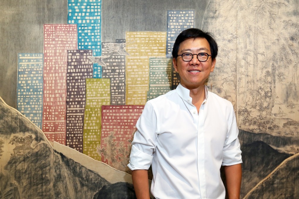 Sixteen of William Lim’s works go on dsplay at Sotheby’s, but they are not for sale. Photo: Edmond So