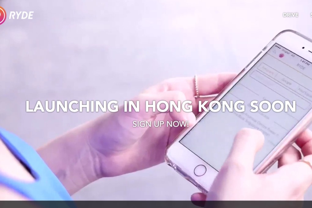 Singapore-based car-hailing app Ryde will be launched in Hong Kong soon.
