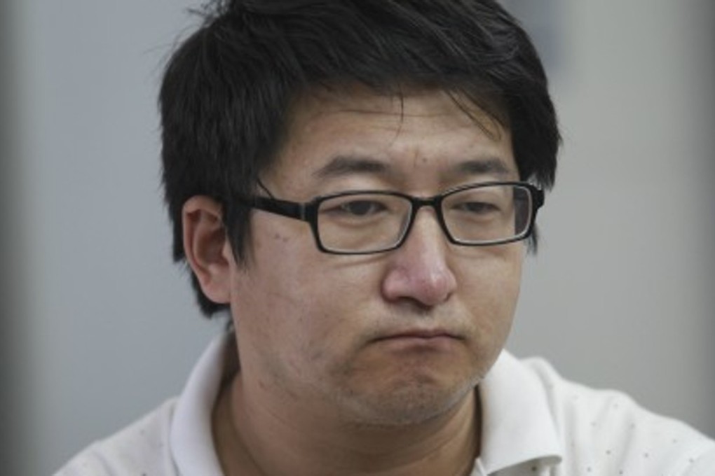 Rights activist Zhang Kai was detained in August last year. Photo: SCMP Pictures