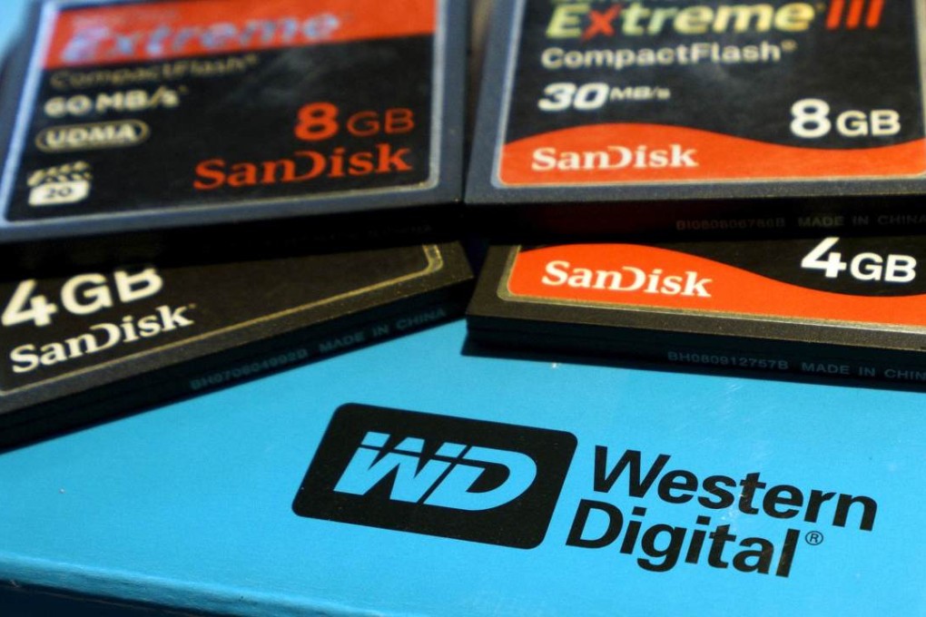 A CFIUS probe led Unisplendor to withdraw its bid to acquire a 15 per cent stake in storage systems firm Western Digital, which reached a deal to by SanDisk last year. Photo: Reuters