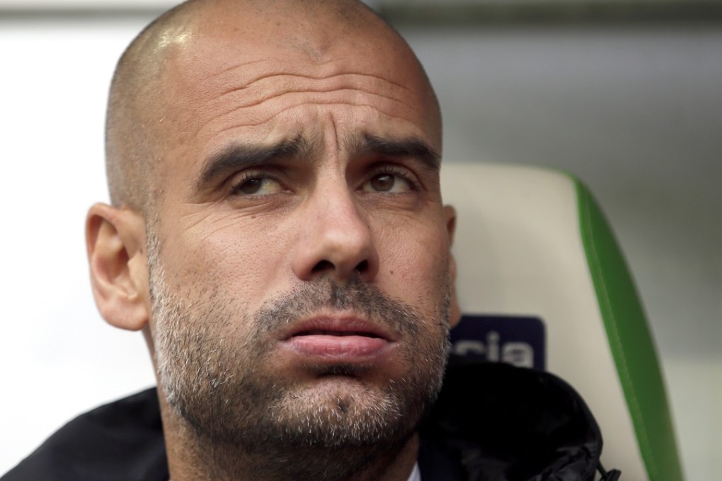 Bayern head coach Pep Guardiola wants to sign off with another title before he goes to Manchester City. Photo: AP
