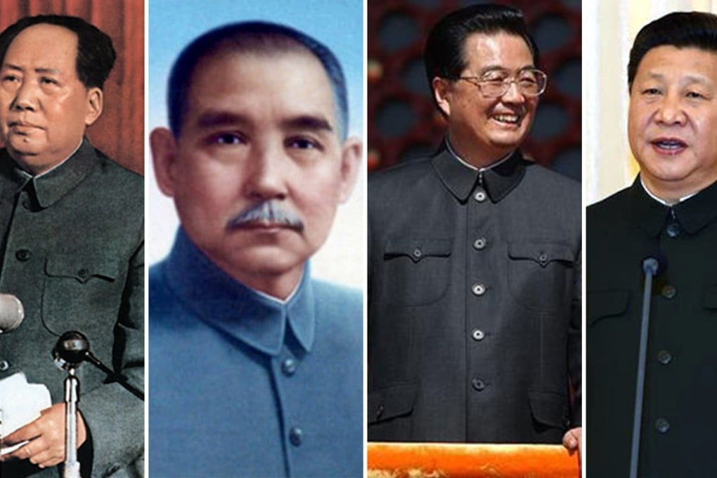 Mao Zedong, Sun Yat-sen, Hu Juntao and President Xi Jinping have all found occasion to don the Zhongshan suit. Photo: SCMP Pictures