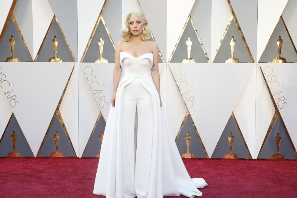 Lady Gaga arrives at the 88th Academy Awards. Photo: Reuters