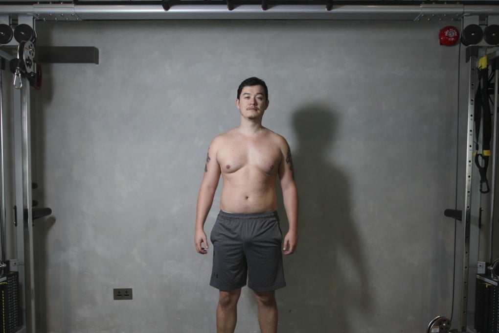 The scales did not move for Lee Tsui in week two, but it’s clear he’s gaining muscle and getting much leaner. Photos: Bruce Yan