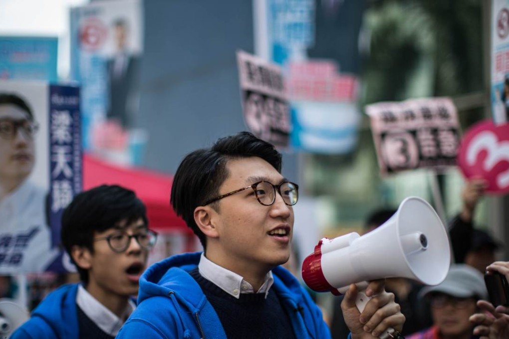 Localists like Edward Leung, who claimed a minor victory when he snagged nearly 16 per cent in the New Territories East by-election. should be careful what they wish for when campaigning for independence from the mainland, says Lo. Photo: AFP