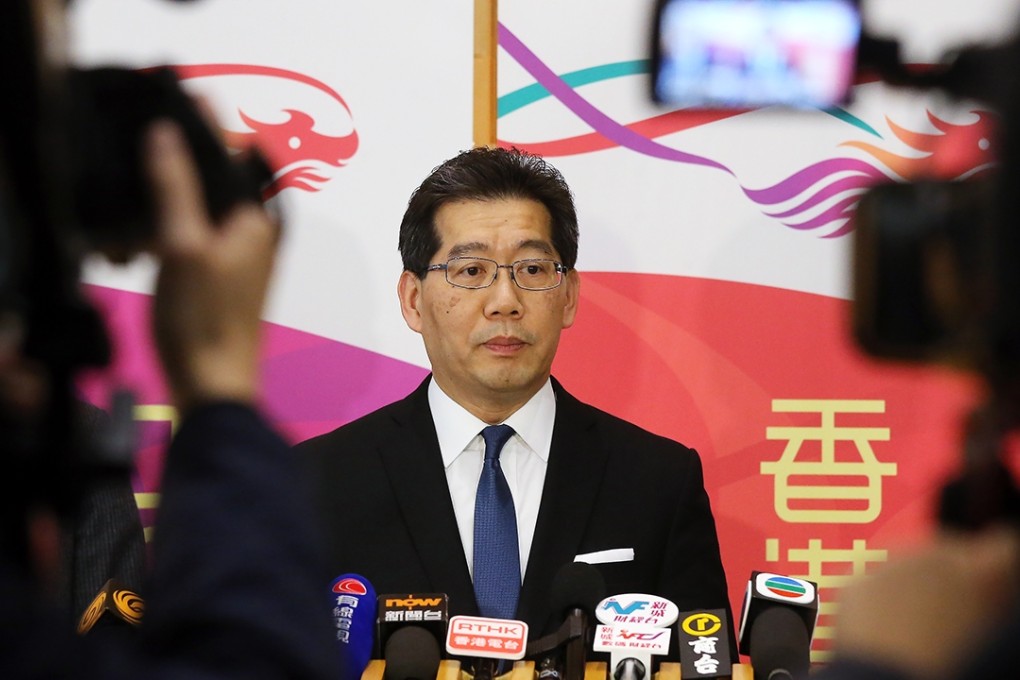 Hong Kong Secretary for Commerce and Economic Development Gregory So Kam-leung plans to shelve the bill at the end of the week. Photo: Dickson Lee