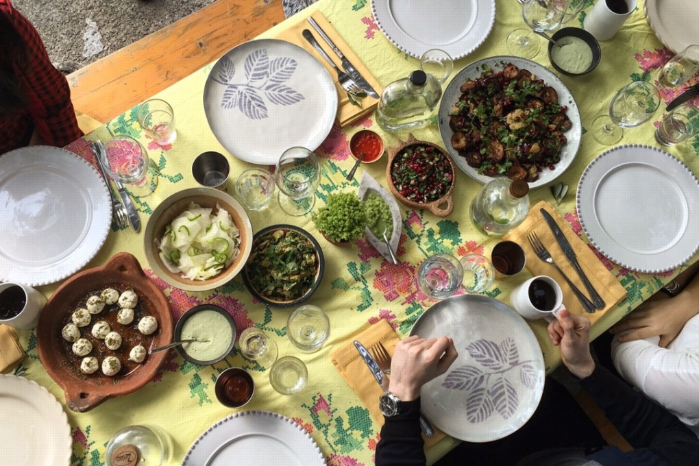 Some of the dishes served in Ayelet Idan’s garden on Lamma Island. Her alfresco brunches are beginning to attract foodies from Hong Kong and abroad.