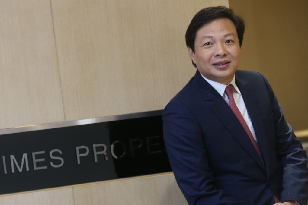 Michael Shum Chiu-hung, chairman and CEO of Times Property, is confident of expanding sales to 50 to 60 billion in the Pearl River Delta region. Photo: David Wong
