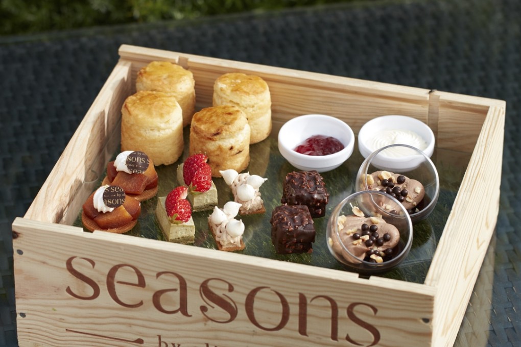 Sweet Indulgences include matcha green tea mousse, black chocolate rochers, chestnut & meringue tart, coffee jelly and chocolate ganache and tarte Tatin.