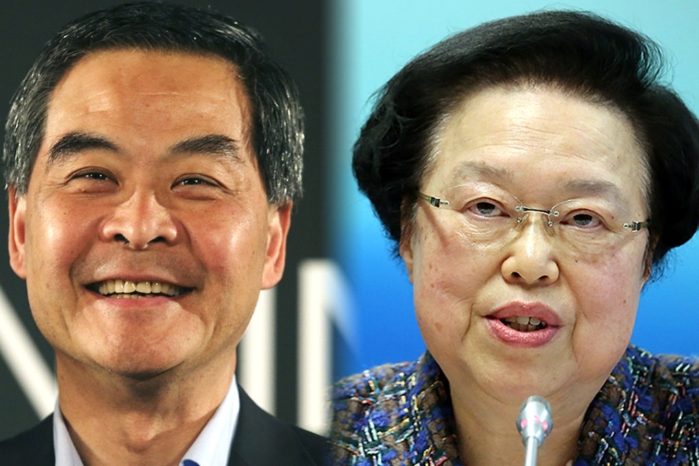 Maria Tam says it is better to let Chief Executive Leung Chun-ying continue with his policies. Photo: Nora Tam