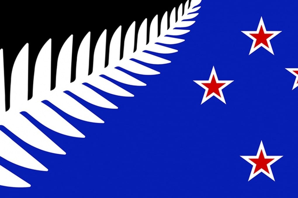 The proposed alternative New Zealand flag has been described by some as an “ugly beach towel”. Photo: AP