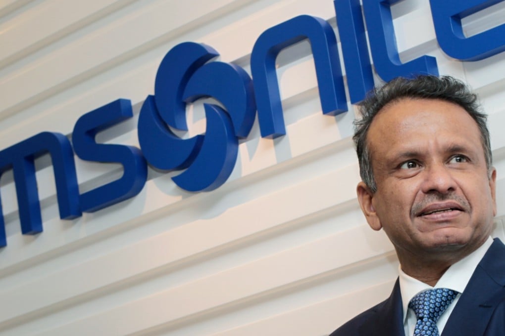 Ramesh Tainwala, Samsonite's CEO, had said in January 2012 that Tumi was a natural fit. Photo: Bruce Yan