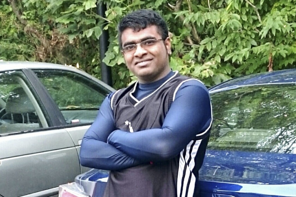 Sivasuthan Somasundaram, a Sri Lankan who was a refugee in Hong Kong and is now resettled in the US.