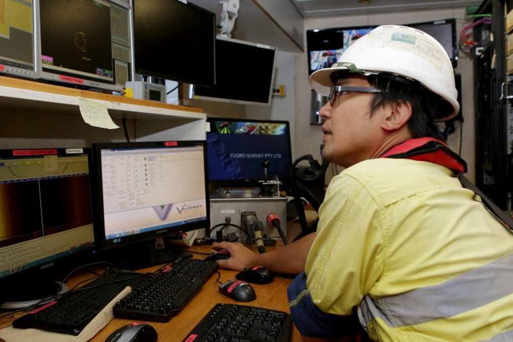 Hongkonger Gary Wong Wing-lun, an engineer working on the deep sea search for missing Malaysia Airlines flight MH370 off the Western Australian coast. Photo: Australian Transport Safety Bureau