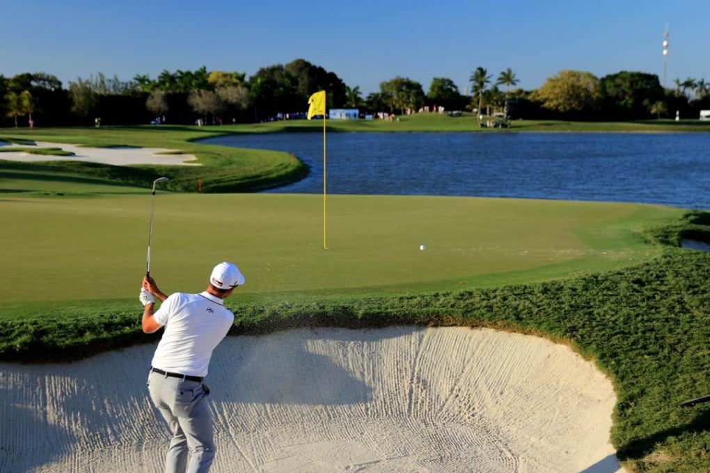 Adam Scott of Australia took back-to-back titles with his narrow victory at the World Golf Championships in Doral. Photo: AFP