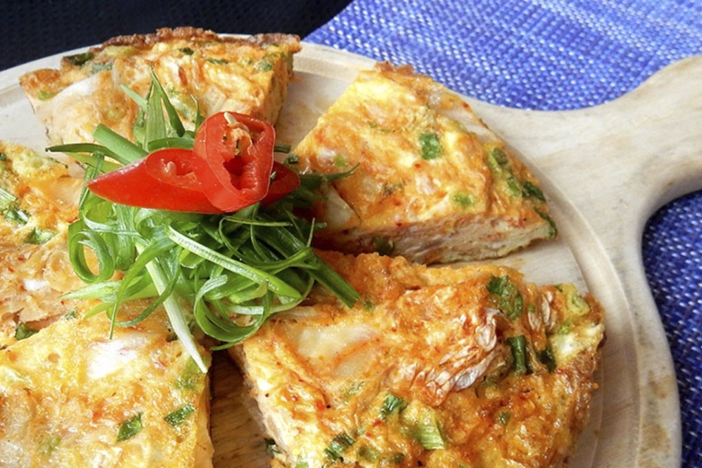 Spicy kimchi pancake from Essence at Novotel Citygate in Tung Chung.