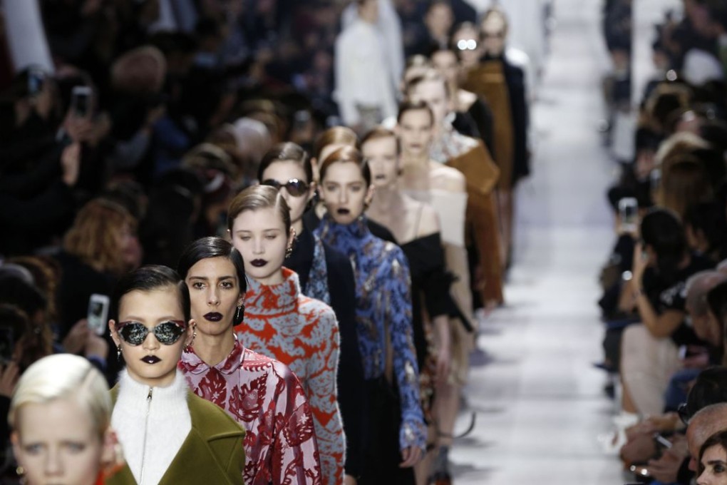 Looks from Christian Dior’s autumn-winter ready-to-wear collection. Photo: AFP