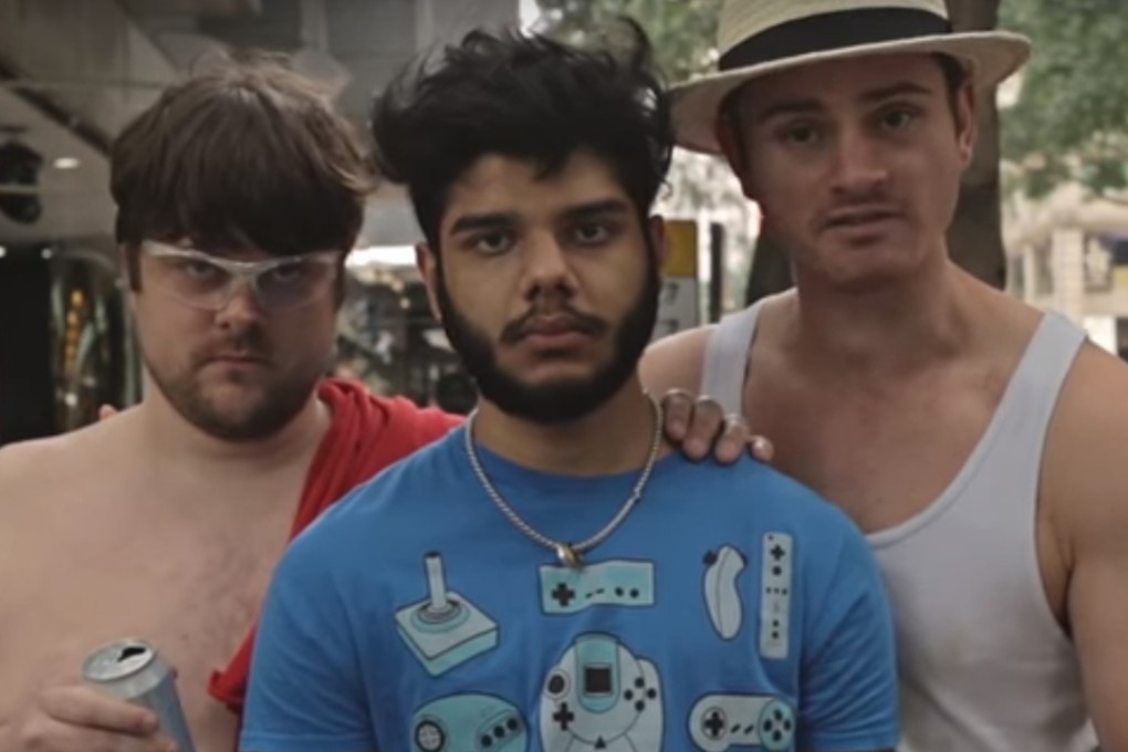 Dave Bridges, Jalal Afzal and Boris Burgess star in The Expats. Photo: YouTube