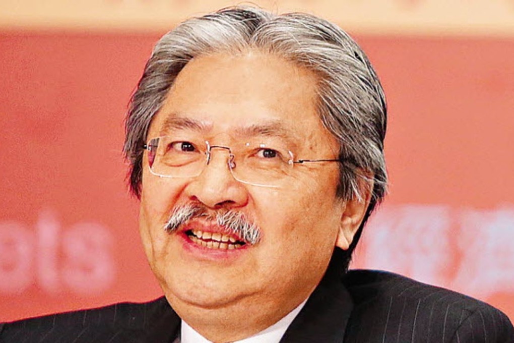 John Tsang Chun-wah would be less confrontational than Leung Chun-yin as chief executive but would ultimately be seen as a puppet of Beijing on issues such as democracy. Photo: Sam Tsang